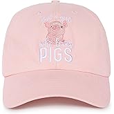 InnoBeta Pig Gifts Hat for Women Girls, Pig Gifts for Christmas, Birthday, Adjustable Embroidered Baseball Cap
