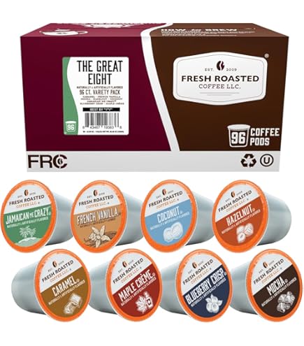 Amazon.com: Crazy Cups Amaretto Coffee Pods, Amaretto Almond Kringle for K  Cup Keurig Machines, Brew Hot or Iced, 22 Count : Grocery & Gourmet Food