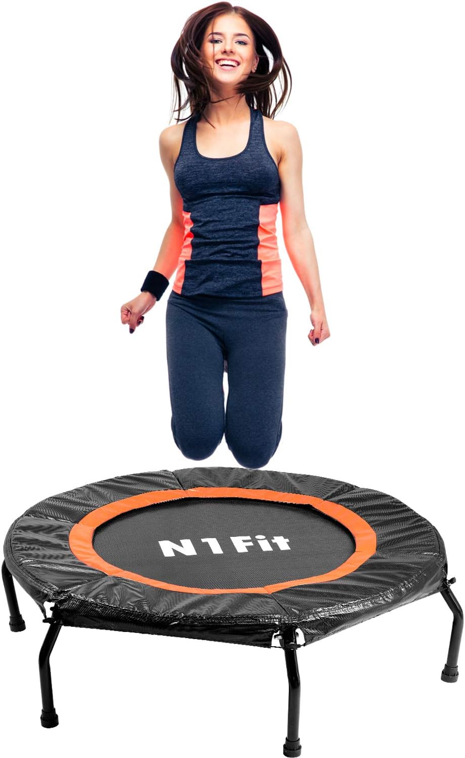 N1Fit Rebounders Mini Trampolines for Adults 40" Fitness