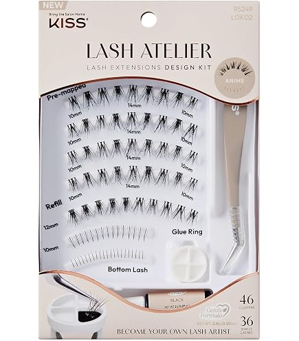 Amazon.com: Kiss Ever-Ez Trio Lashes Medium Combo (6 Pack