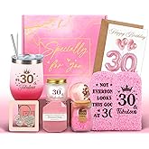 30th Birthday Gifts for Women, 30 Year Old Birthday Gifts for Women Self Care Relaxing Spa Basket Fabulous 30th Birthday Gift for Her Happy 30th Birthday Gift for Woman Wife Girlfriend Sister Friends