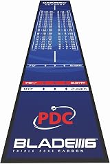 WINMAU Outshot Dart Mat with Throw Line for Soft Tip and Steel Tip view 2