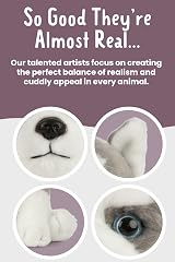Living Nature Husky Puppy Soft Toy 16cm Educational Facts view 3
