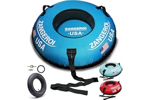ZANGEROI Snow Tube Snow Tubes for Sledding Heavy Duty 47 inch Snow Sleds for Kids and Adult Heavy Duty Snow Sleds for Adults Inflatable Snow Tube for Kids with Snow Tube Cover