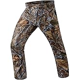 BASSDASH Men’s Lightweight Hunting Pants 4-Way Stretch Breathable Water Resistant for Turkey Early Season Spring Summer