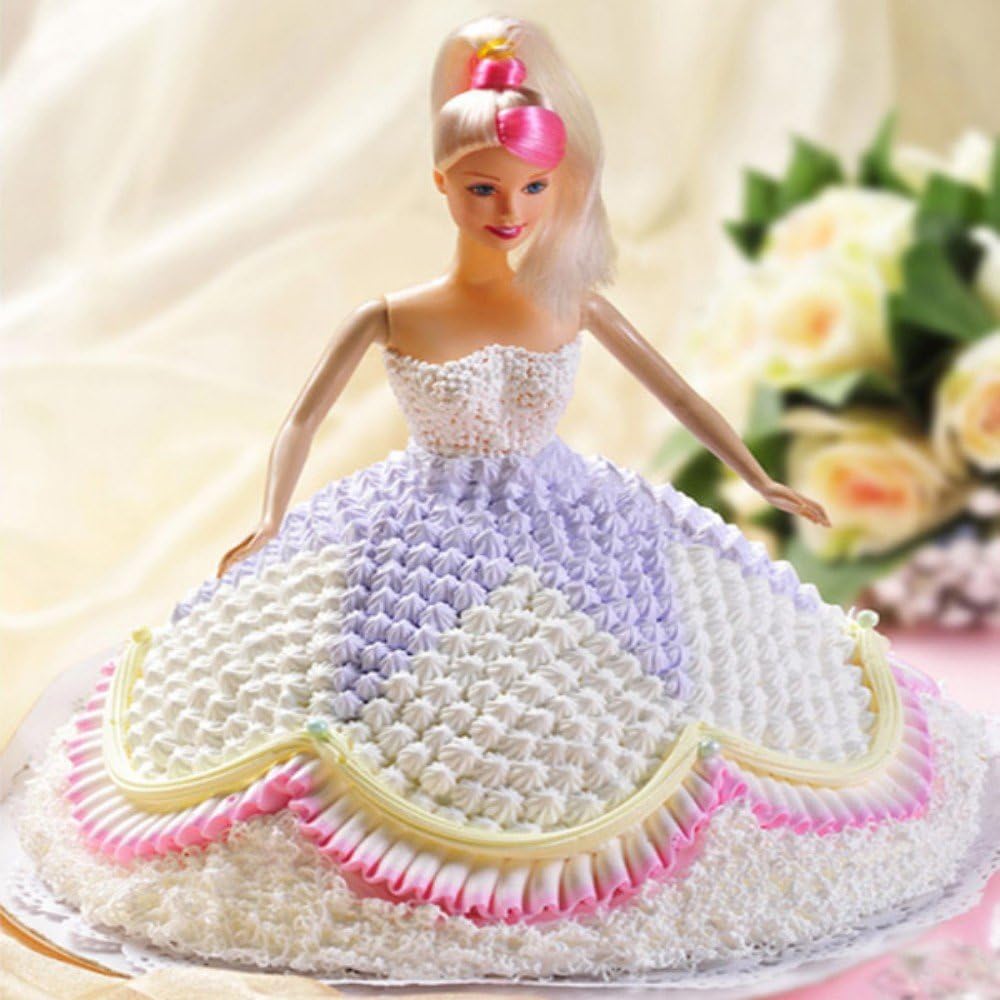 Ing Diy Princesse Moule A Cake Pour Barbie Princesse Fille Moule A Gateau D Anniversaire Amazon Fr Cuisine Maison