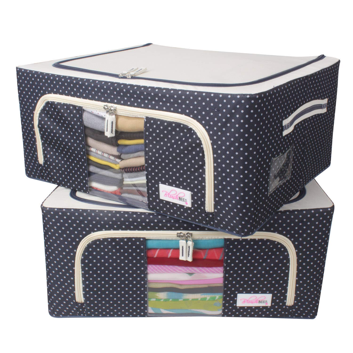 Look N Like Living Box Closet Organizer Cloth Storage Boxes For