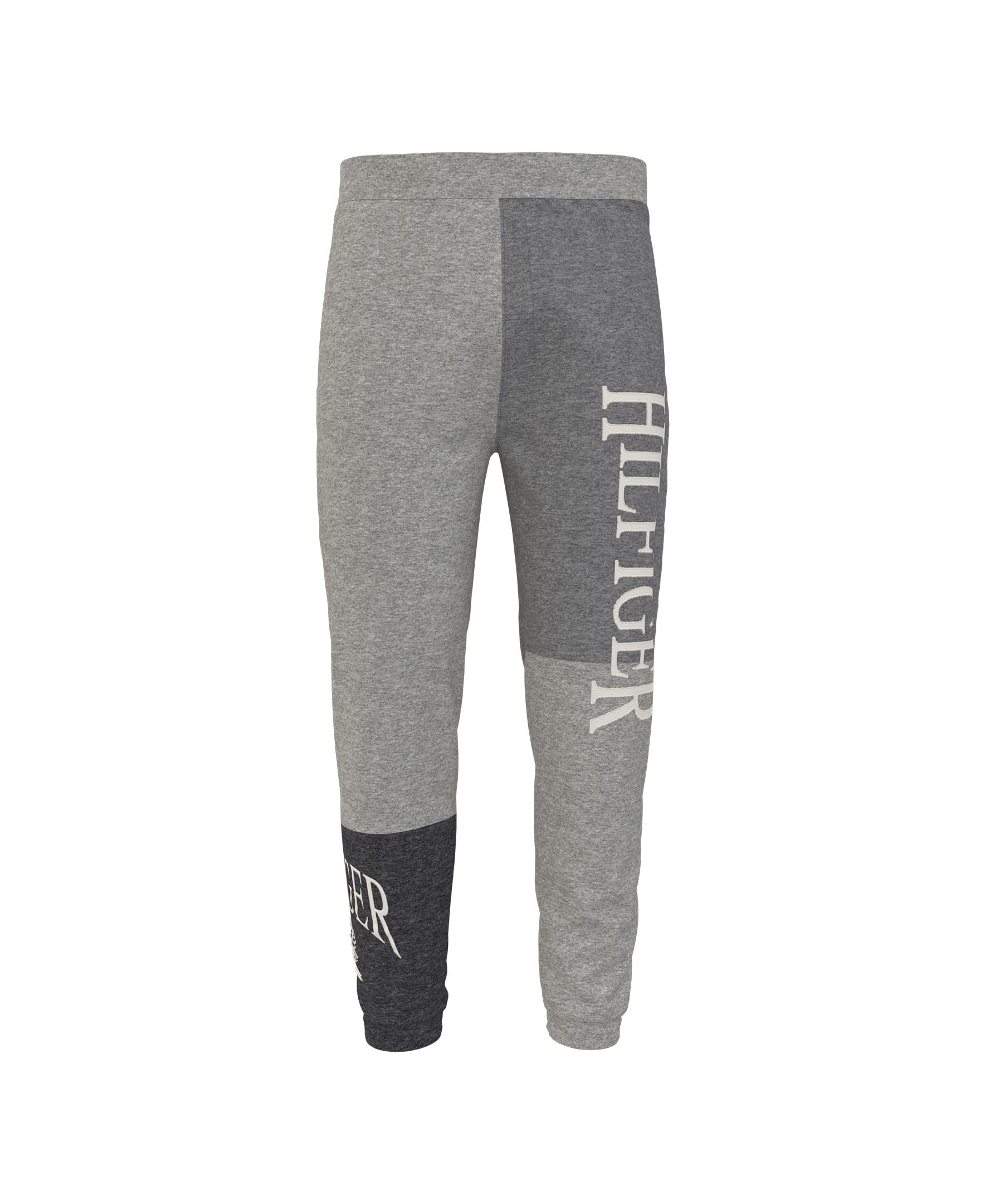 Tommy Hilfiger Men’s Essential Fleece Jogger Sweatpants, MID Grey Heather, S Image
