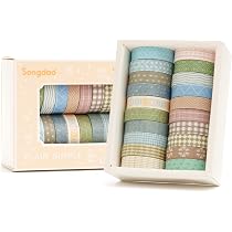 Ruban Washi Décoratif – Lot De 20 Rouleaux Motifs Or Fumé, 15 Mm X 2 M | Parfait Pour Scrapbooking, Carnet, Déco, DIY Et Emballage Cadeau