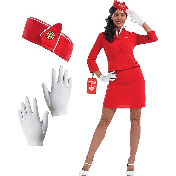Amazon.com: Music Legs Adult Mile High Club Stewardess Plus