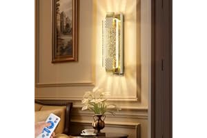 camuucci Battery Operated Wall Sconce Rechargeable Battery Powered 12000mAh Wall Light Indoor Not Hardwired Remote Control Dimmable Wall Lamp Fixtures for Bedroom Living Room Gold 1 Pack
