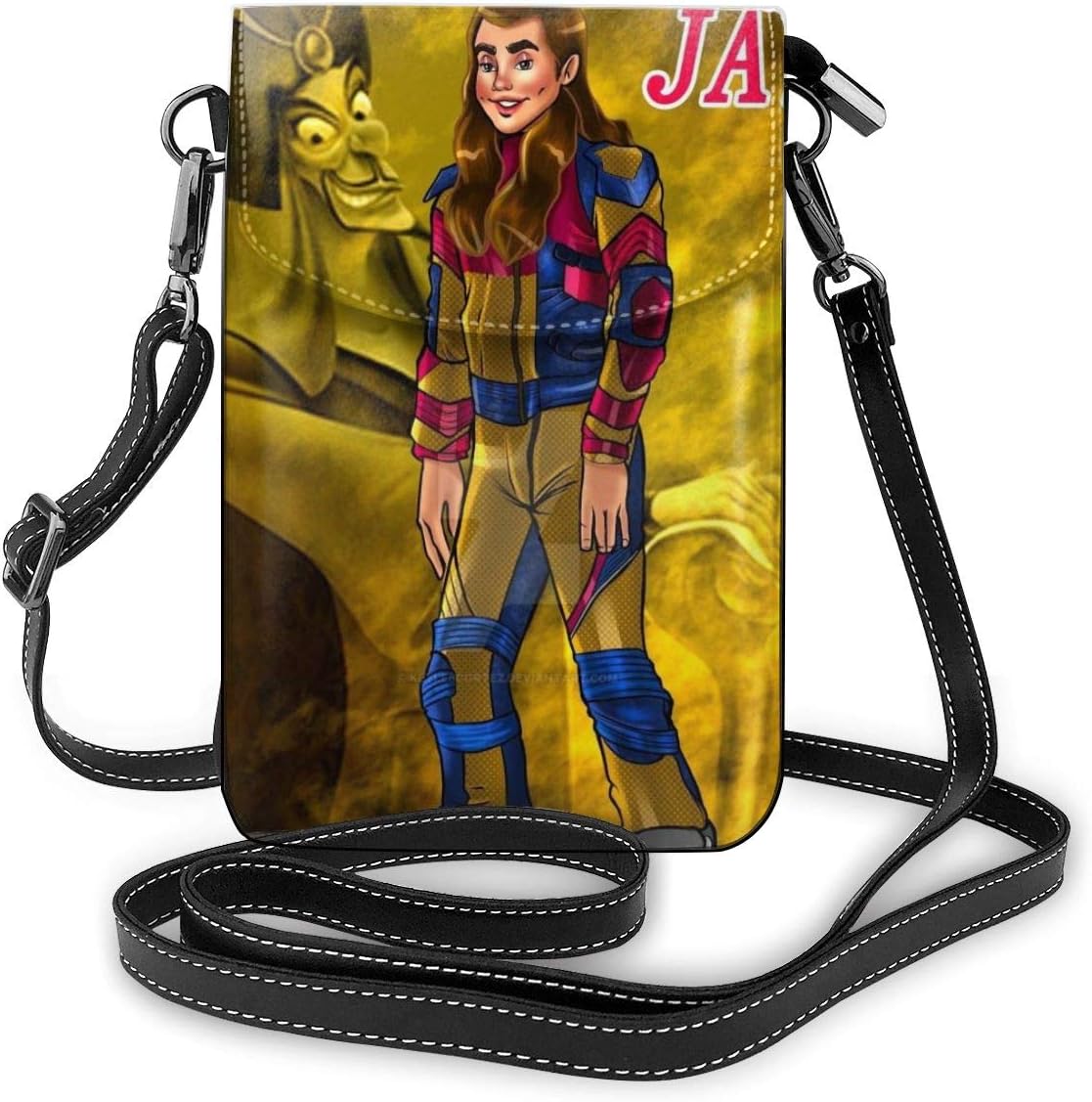 Hbokink Descendants 3 Carlos Lightweight Leather Phone Purse, Small Crossbody Bag Mini Cell Phone Pouch Shoulder Bag