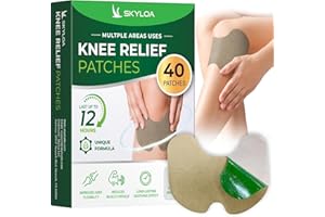 Knee Relief Patches: Herbal Knee Patches - Heat Patches for Knee Joint Back Shoulder Neck Muscle Body - Warm Knee Patch - Her