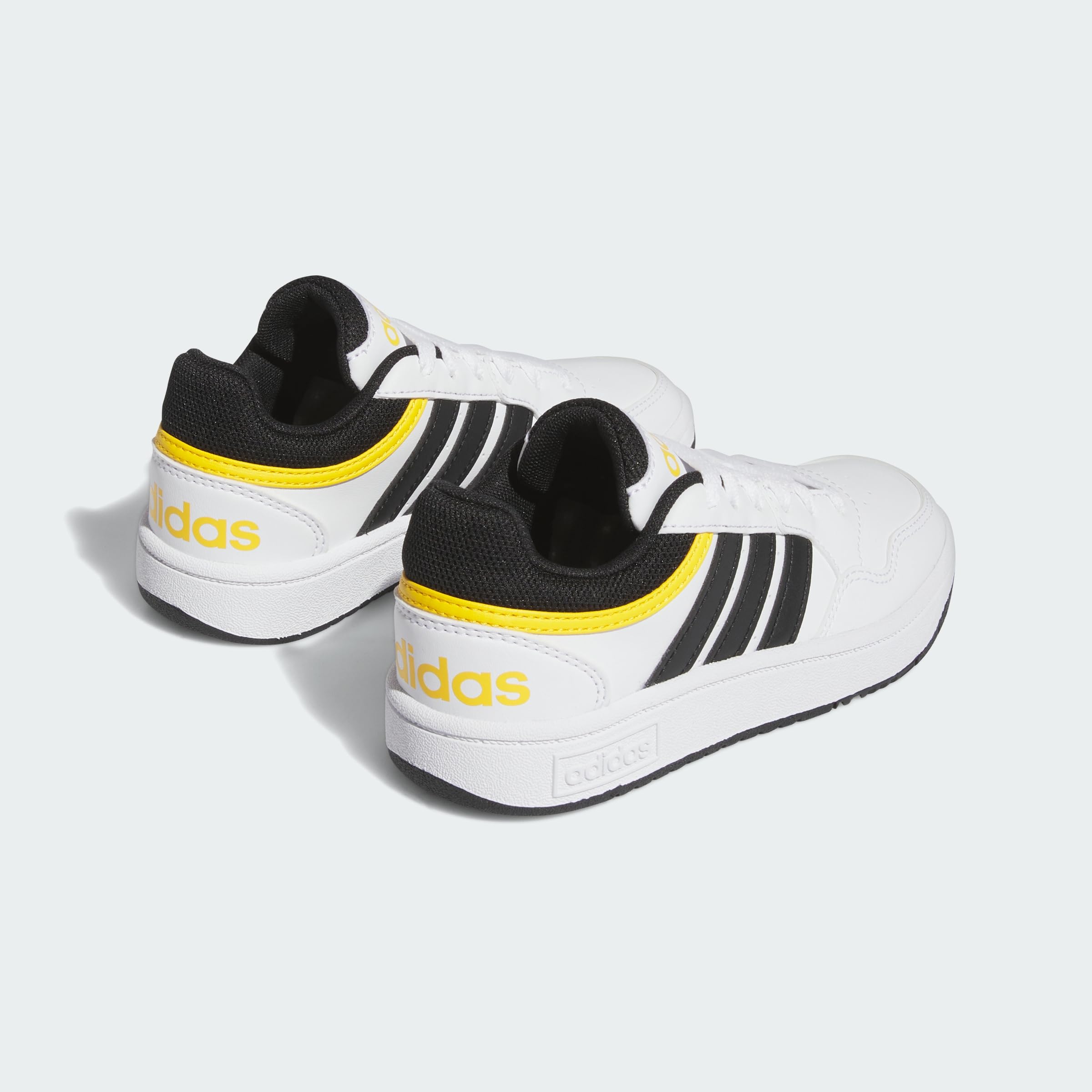 Adidas Unisex Kinder Hoops Shoes, Cloud White/Core Black/Bold Gold, 30 1/2 EU 6