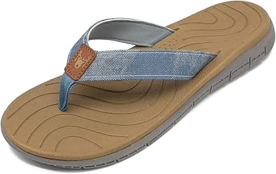 Amazon.com | KUAILU Women's Non-Slip Casual Flip Flop Thong Sandals | Flip-Flops