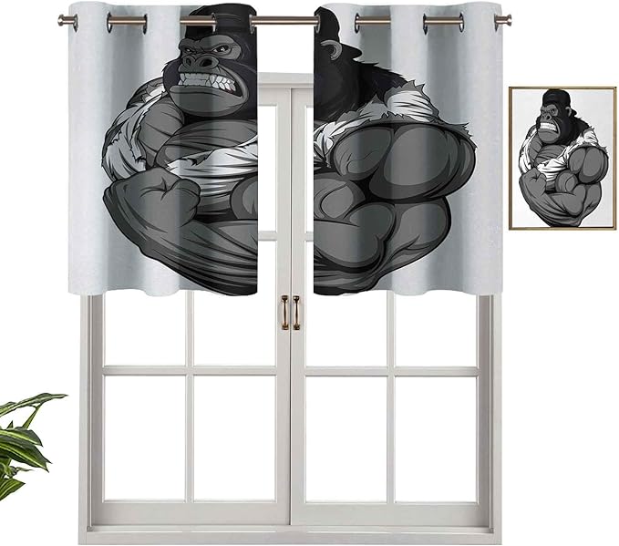 Cortina de ventana con filtro de luz, ojal superior imagen de Big