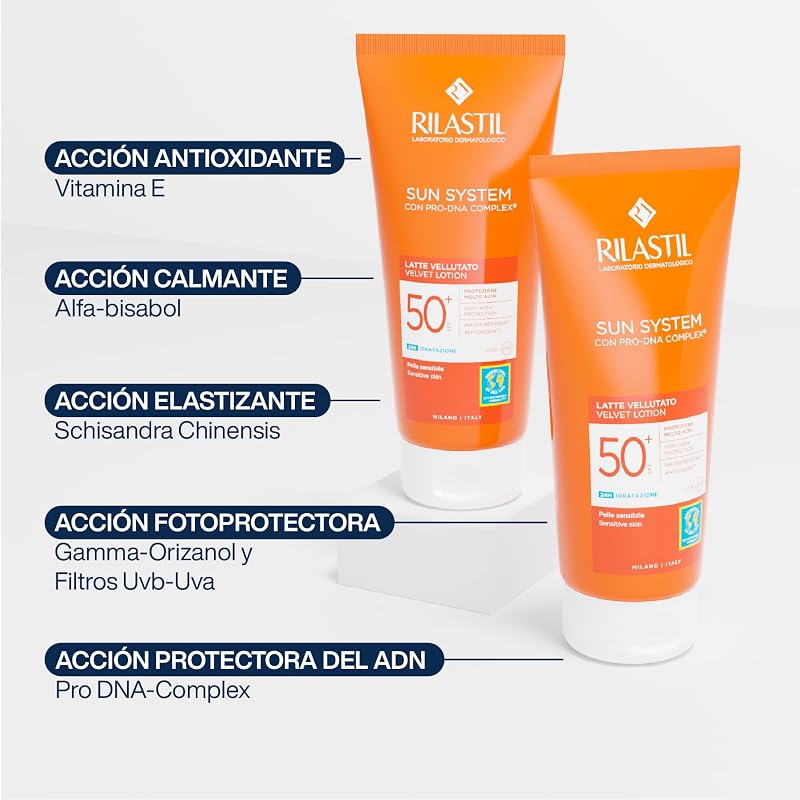 - Sun System Velluto, Solar Corporal SPF50+, 200 ml
