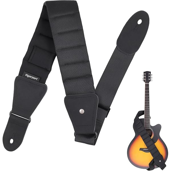 thumbnail image 2 of Magma Leathers Soft-Hand Polypropylene Guitar Strap With Leather Ends – Blue 2 of 2