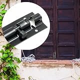SZXMDKH Stainless Steel Door Lock Bolt Latch Black 3 Inch for Bathroom Shed view 7