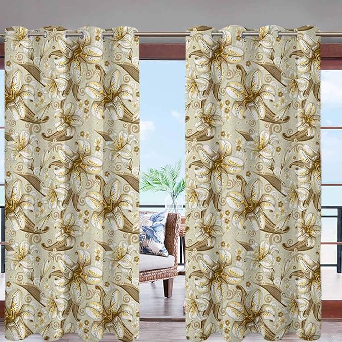 Hiiiman - Cortinas opacas con arandelas en la parte superior, varios