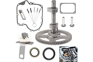 BRAVEBOY 84005207 793880 Camshaft Kit - 691968 Governor Gear/Oil Slinger Compatible With B&S 795102 391764 791942 272475 Include 795387 Oil Seal 697110 Crankcase Gasket