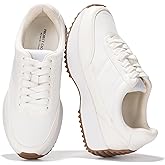 Project Cloud Womens Sneakers - Memory Foam Insole and Lightweight Spring Shoes - Non-Slip Lace Up Trendy Shoes - Fashion Sneakers for Women 2026 (Serena)