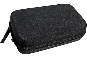 MONODEAL Portable CD Player Bag, CD Player Portable Carrying Case, suitable for C318,Black