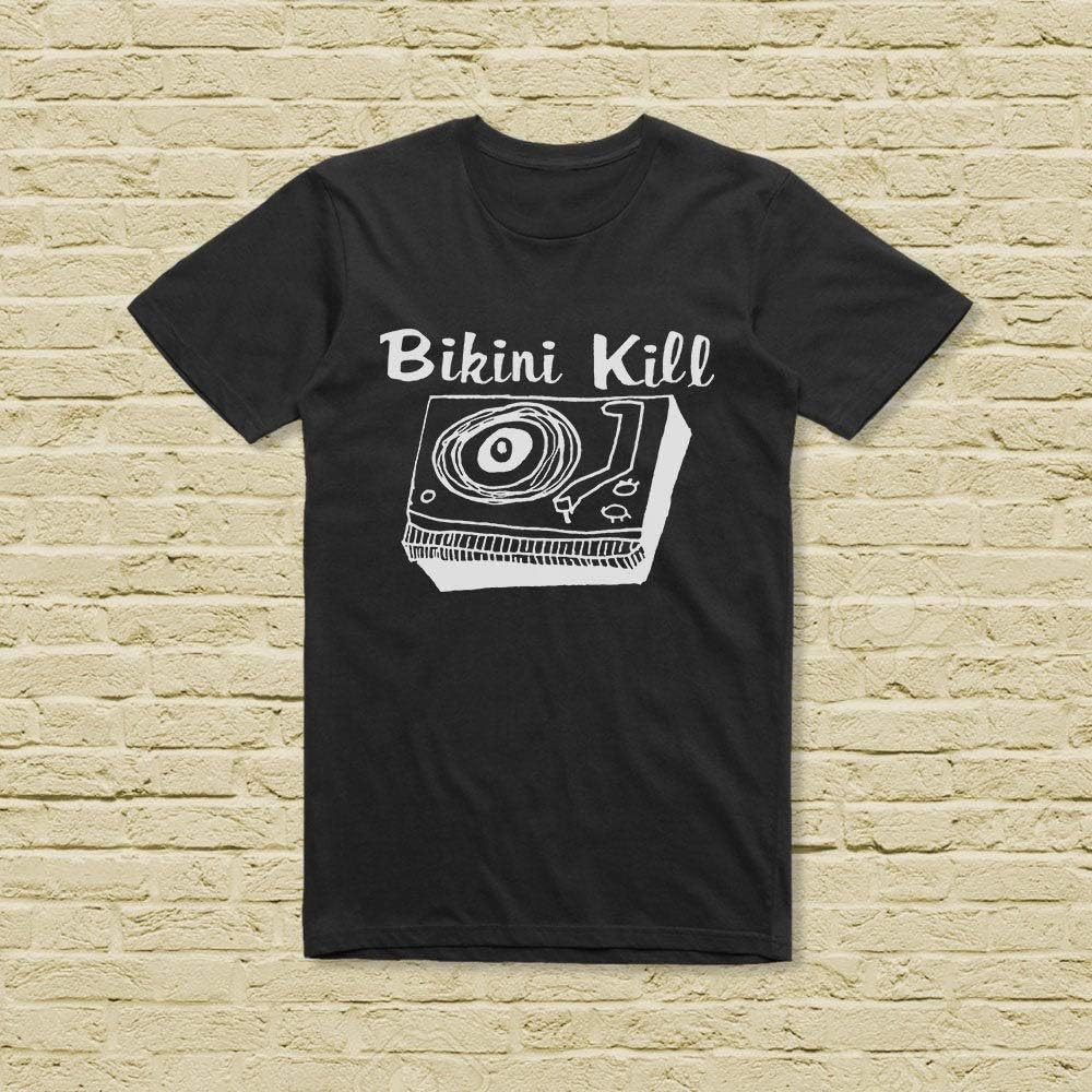 Bikini Kill Shirt Bikini Kill T Shirt Punk Rock Band Kathleen Hanna Unisex Black Shi Teevimy