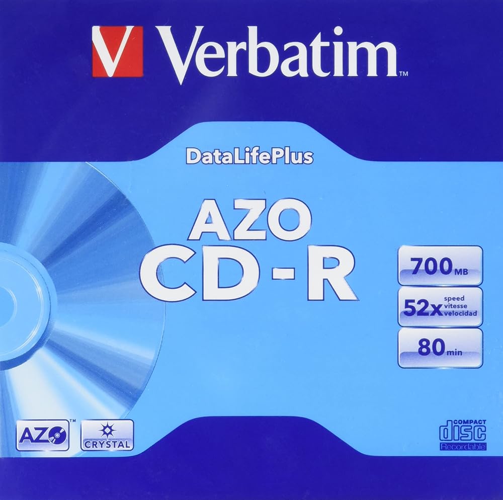 Verbatim CD-R 80min Recordable Disc Datalife - 1 Pack