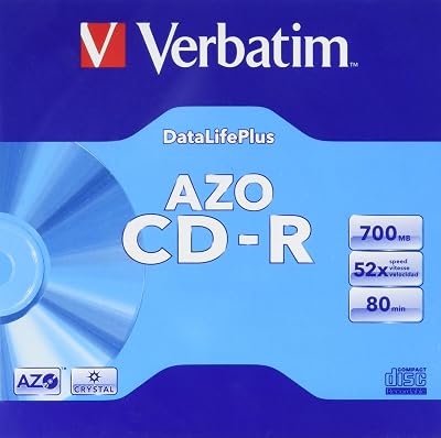 Verbatim CD-R 80min Recordable Disc Datalife - 1 Pack