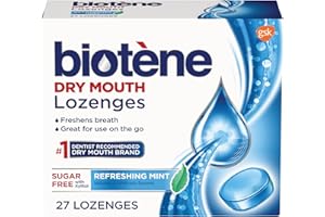 BIOTÈNE Biotene Lozenges, Dry Mouth Lozenges for Fresh Breath, Refreshing Mint, 27 Count