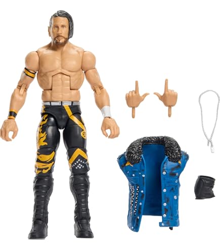 Action Figure WWE Elite Collection #119, Ethan Page, 15 Cm Con 25 Punti Di Articolazione, Mani Intercambiabili E Accessori, Giocattolo Da Collezione