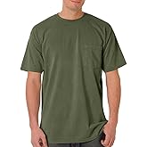 Comfort Colors Chouinard 6030 Adult Heavyweight Pocket Tee Sage DirDye XX-Large