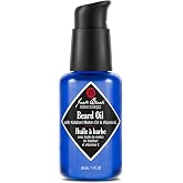 Jack Black Beard Oil for Men, Leave In Beard Conditioner, 1 Fl Oz | Fast absorbing lightweight oil, Softens coarse facial hair, Conditions skin, Tames unruly face hair, Grooming essential
