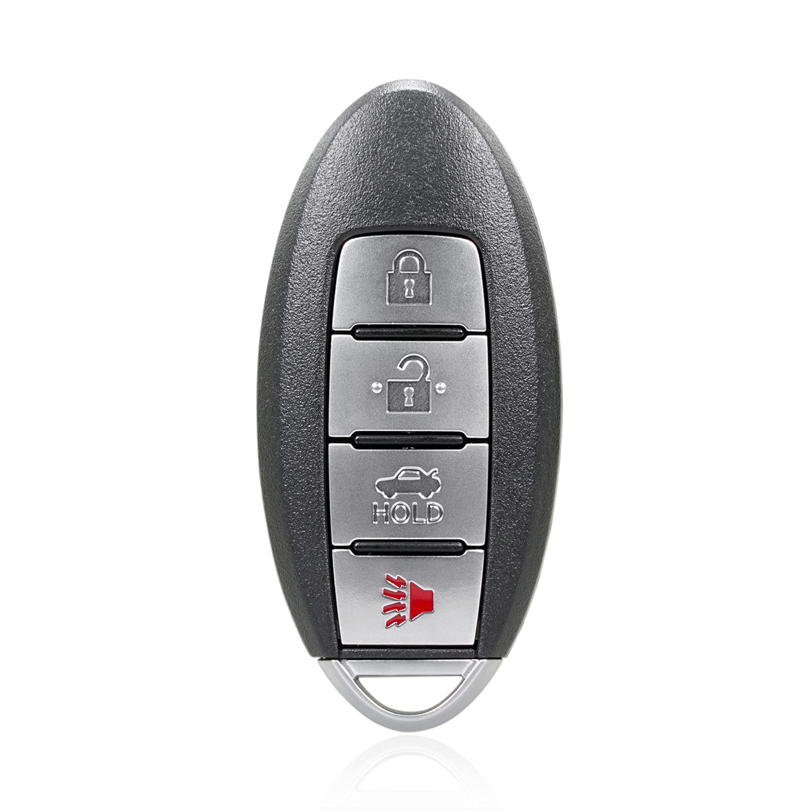 MACHSWON Replacement Smart Proximity Insert Keyless Entry Remote Key Fob Black 433MHz KR5S180144014 285E3-9HS4A 285E39HS4A for Nissan- Altima Maxima 2016-2018 4 Buttons 4A Chip Car Key