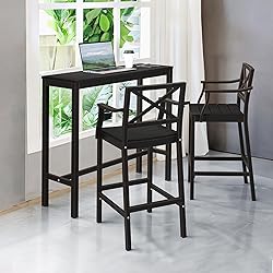 Cozyman Outdoor Bar Height Table and Chairs Set, 3