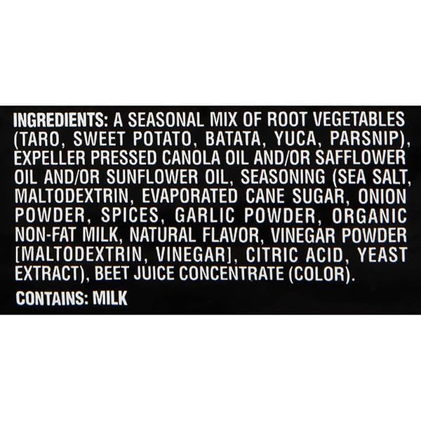 TERRA VEGETABLE CHIPS, MEDITERRANEAN GARLIC & HERBS REAL VEGETABLE CHIPS, 5 OZ