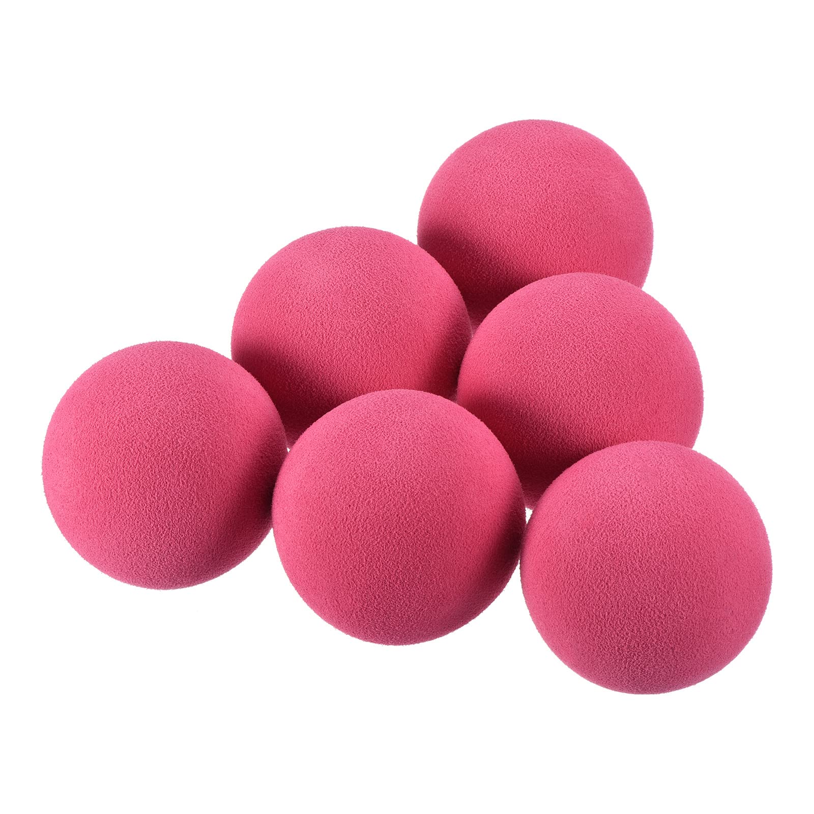 PATIKIL Golf Foam Balls, 10 Pack EVA Sponge 42mm Exercise Flight Swing Practice for Indoor Training, Pink