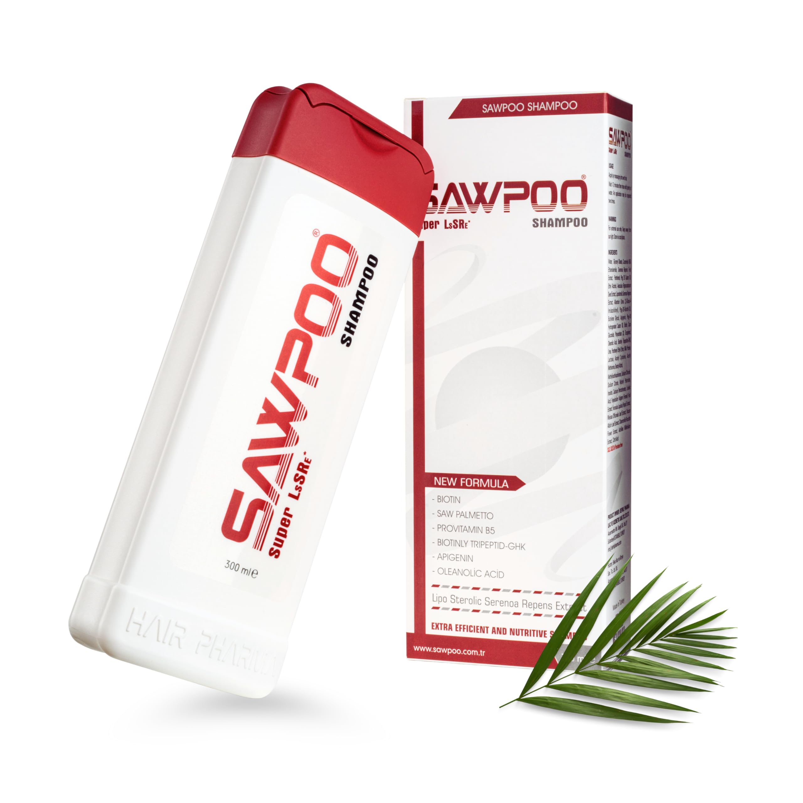 Sawpoo Hair Loss Shampoo with Biotin & Saw Palm Extract