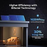 Renogy N-Type 16BB 250W Bifacial Solar Panel 12V Dual-Side High Efficiency view 3