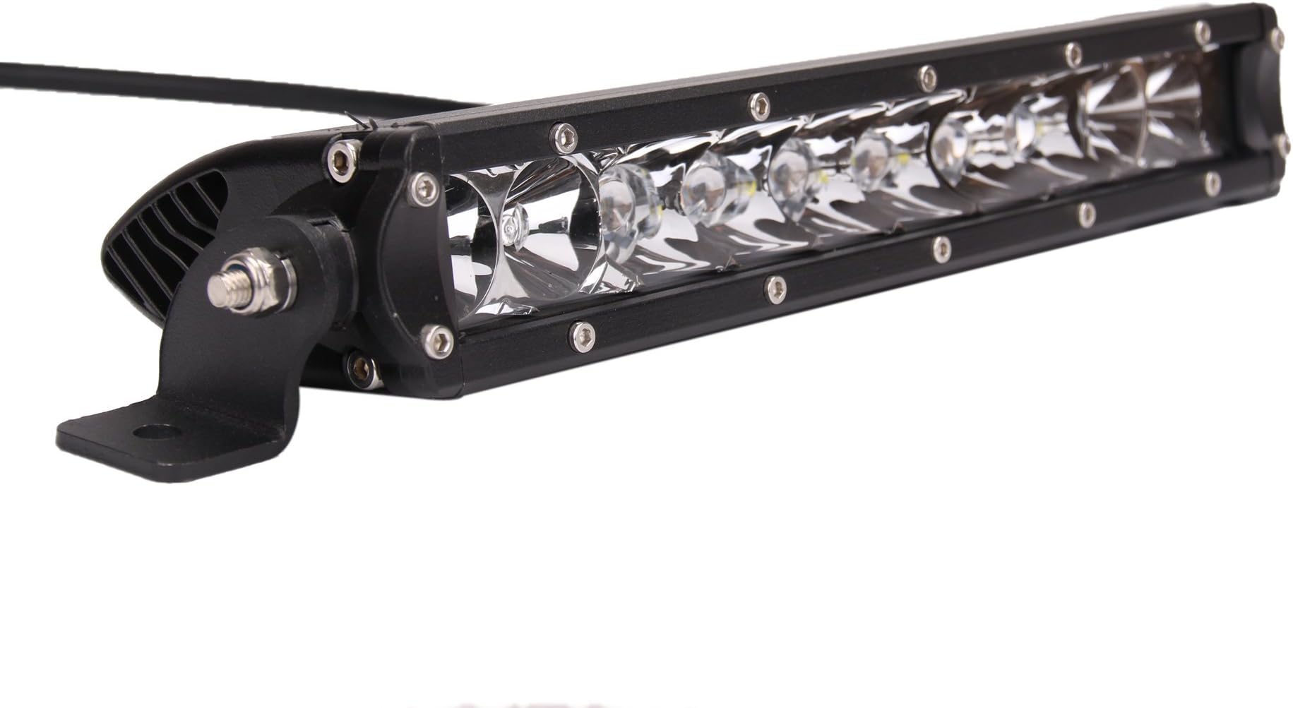 QDY 11Inch 50W Spot LED Light Bar High Power LED Driving Lamp Off Road Fog Work Lights for Boat, SUV, ATV, Truck …