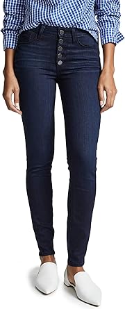 exposed button fly womens jeans