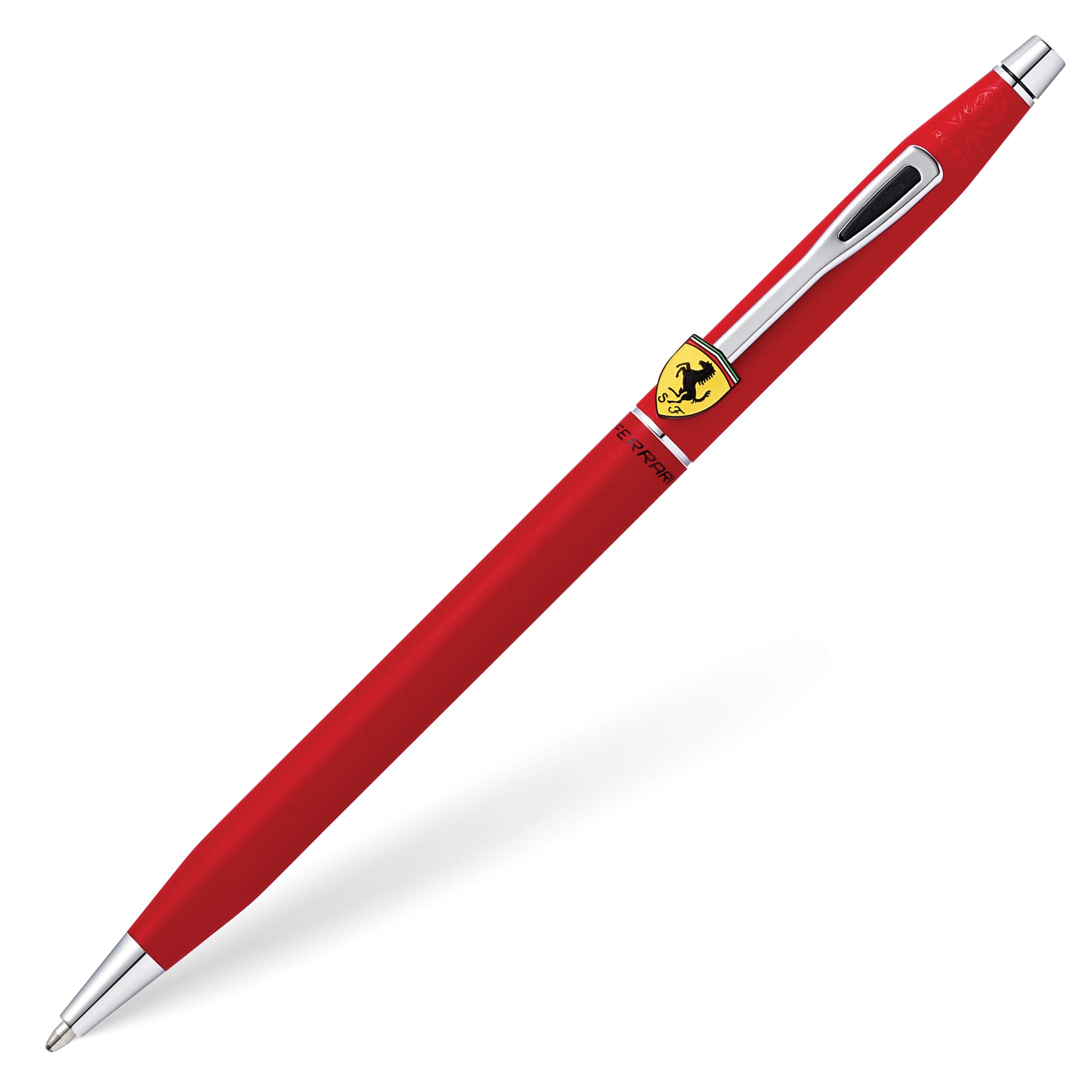 Cross Ferrari Classic Century Ballpoint Pen - Matte Red Lacquer/Chrome