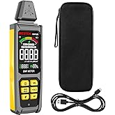 EMF Detector, MESTEK 5 in 1 EMF Meter Radiation Detector, Electric Field, Radio Frequency Field Temperature, Magnetic Field Strength Meter, Rechargeable EMF Reader Home EMF Detection and Ghost Hunting