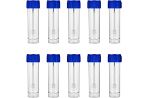 ULTECHNOVO 10Pcs 25-30ml Stool Specimen Cup Stool Container with Spoon Lid