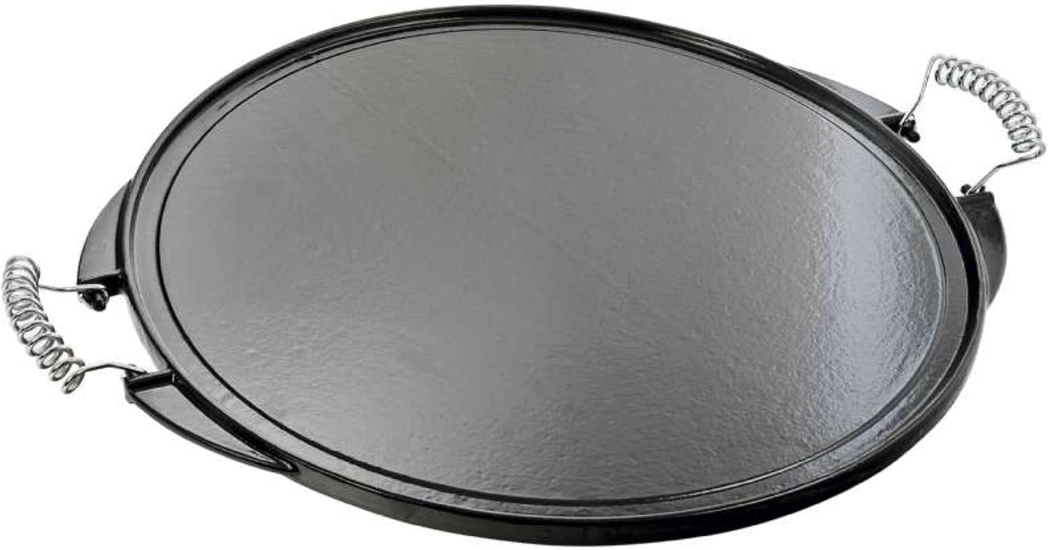 Vaello La Valenciana Enamelled Cast Iron Griddle Round Plate, 43 Cm, Black - Image 3