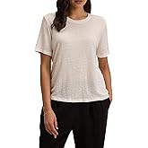 Velvet by Graham & Spencer Women's Heritage Linen Knit T-Shirt by Cleo Wade