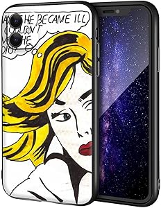 Roy Lichtenstein for iPhone 11 Case/Art Cellphone Case/Giclee UV Reproduction Print on Mobile Phone Cover(Art I)