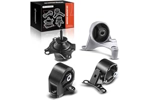 A-Premium 4PCS Engine Motor Mount and Transmission Mount Set Compatible with Honda Civic 2001 2002 2003 2004 2005 L4 1.7L, Ma