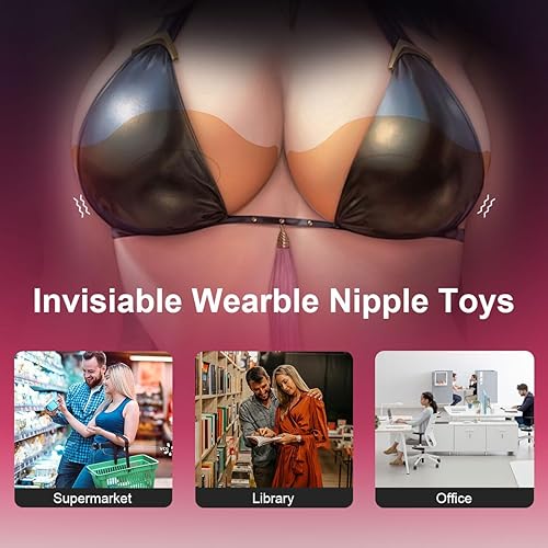 vibrator on nipple Yocare Nipple Vibrator Sex Toy, Nipple Clamps Stimulator Breast Massager  with 10 Powerful Vibrating Modes, Adult Sex Toys for Women Couples in Kenya